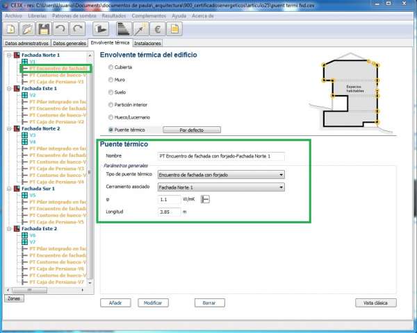 revision puentes termicos ce3x