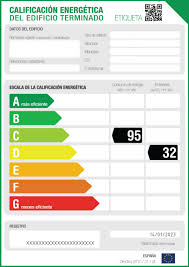 etiqueta registro certificado energetico