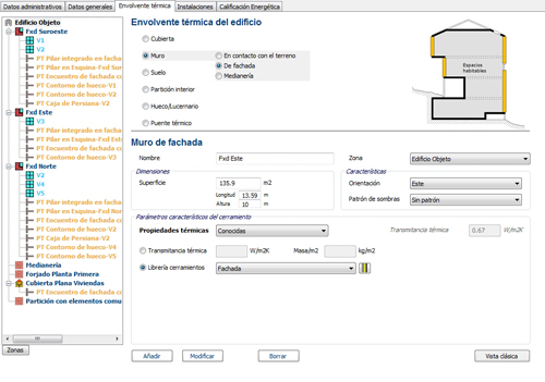 envolvente termica certificacion energetica