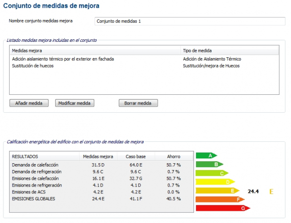 mejora envolvente termica certificacion