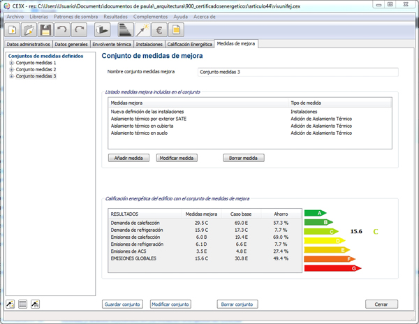 medida mejora certifiacion instalaiciones