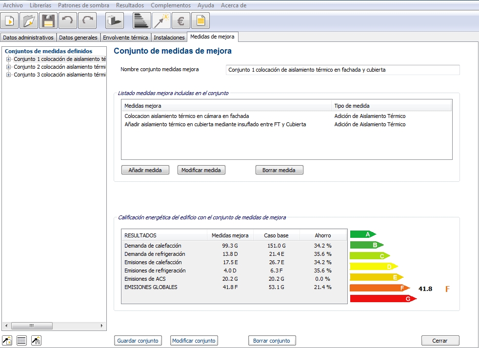 insuflado mejora calificacion energetica