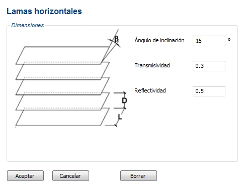 lamas horizontales ce3x