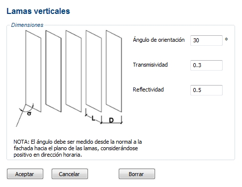 lamas verticales