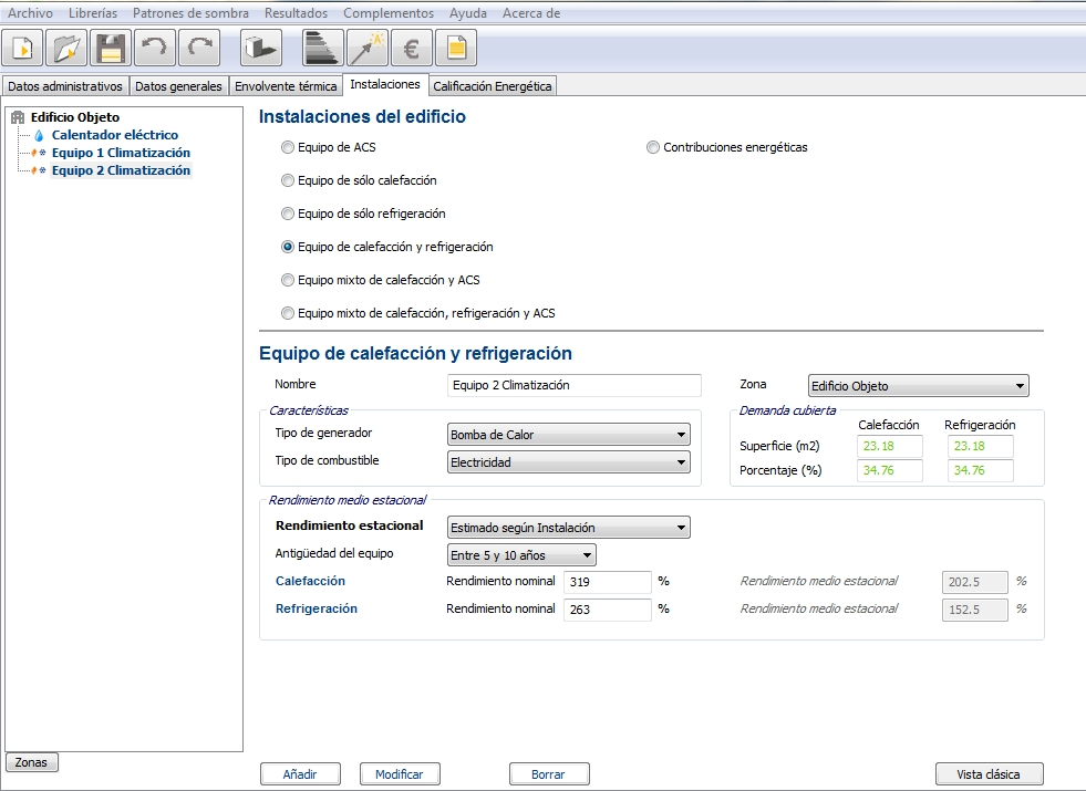 climatizacion certificado energetico ce3x