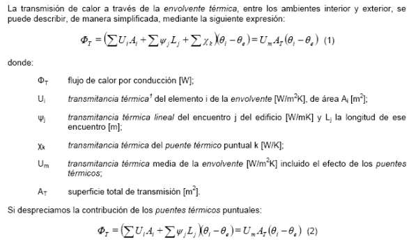 formulas puente termico cte