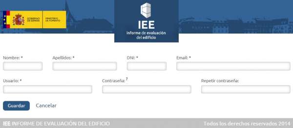 herramienta informe evaluación edificio fomento