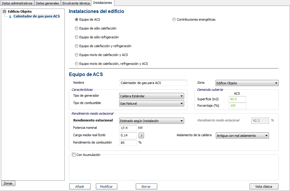 ce3x potencia nominal calentador gas