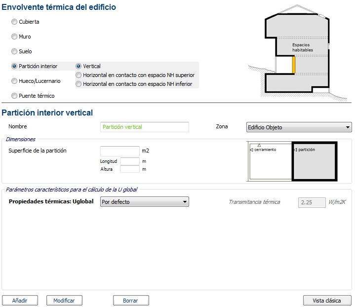 particion interior vertical ce3x