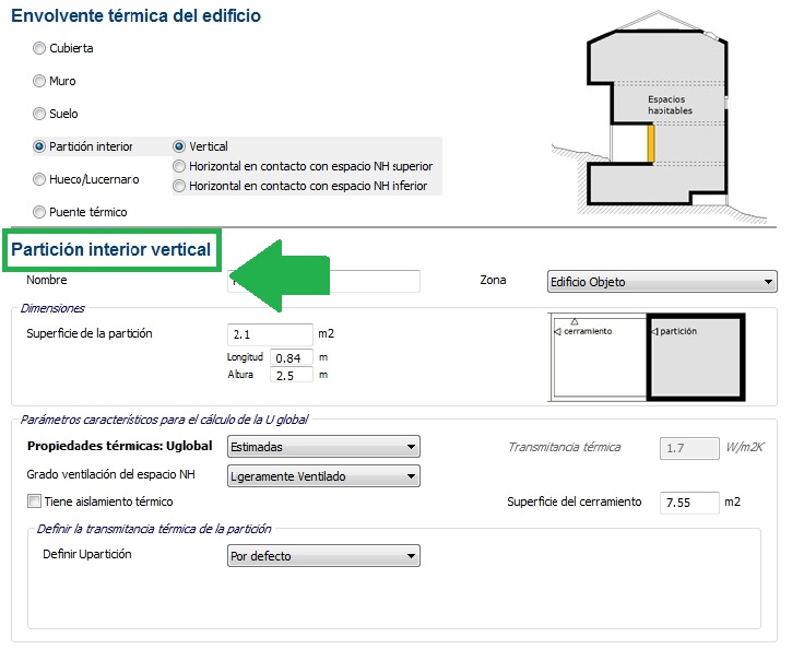 particion interior vertical ce3x