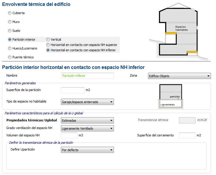 particion propiedades estimadas ce3x