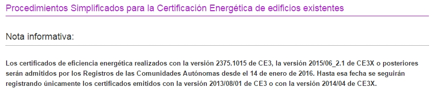 versión CE3X 2 1 certificado energético iluminación