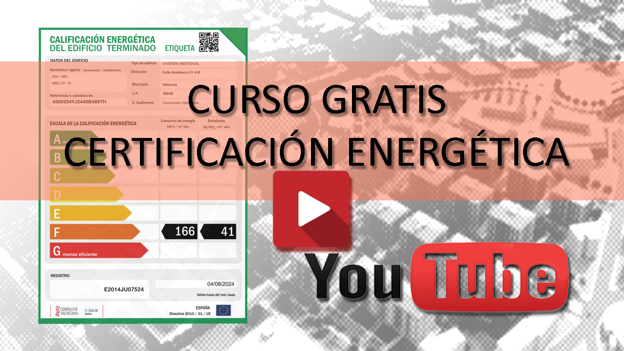 certificado energético curso gratis certificacion energetica