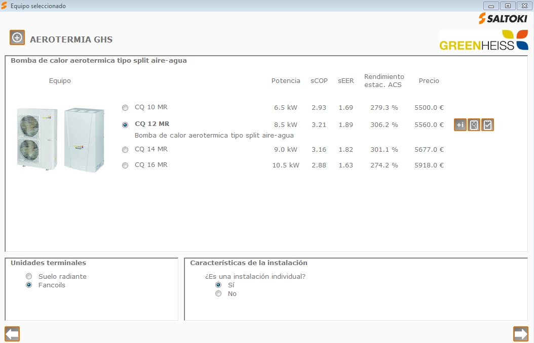 complemento de ce3x fancoils instalacion individual