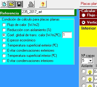 coeficiente global transmisión termica