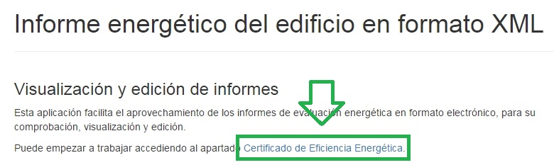 Visor CTE XML certificado de eficiencia energetica