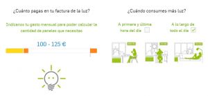 autoconsumo coste medio mensual electricidad