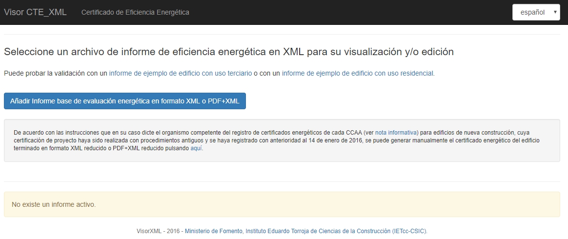 visor CTE xml