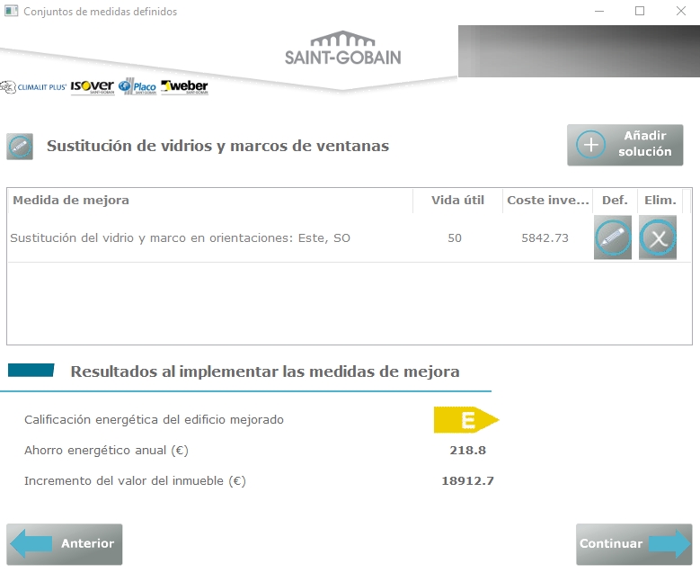 ahorro de energía sustitucion vidrios marcos