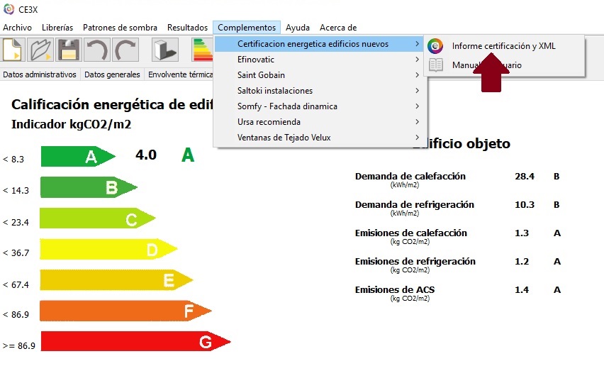 certificar edificios nuevos CE3X certificado eficiencia energética