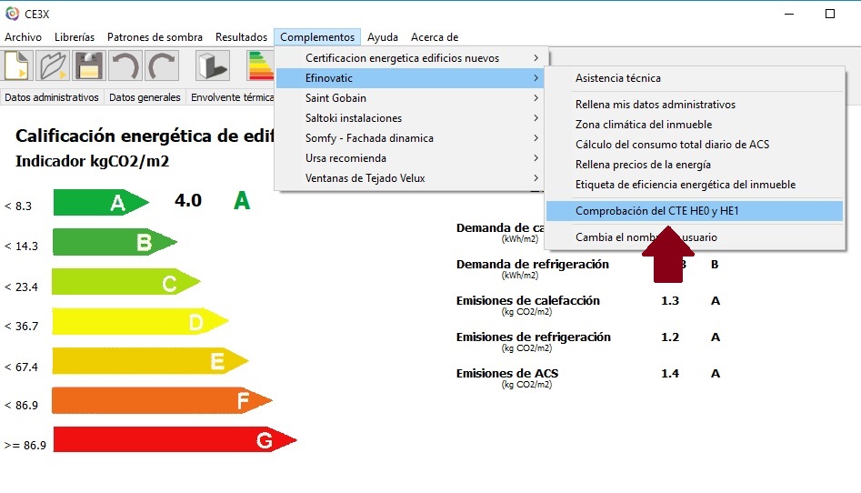 certificar edificios nuevos CE3X verificacion