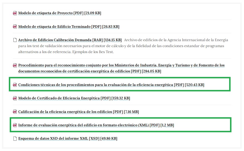 documentos reconocidos modificados web transicion ecologica