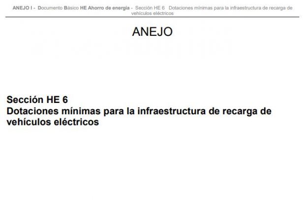 DB HE6 recarga de vehiculos electricos