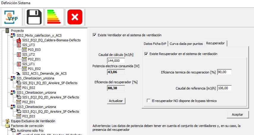 HULC sistema de ventilacion recuperador