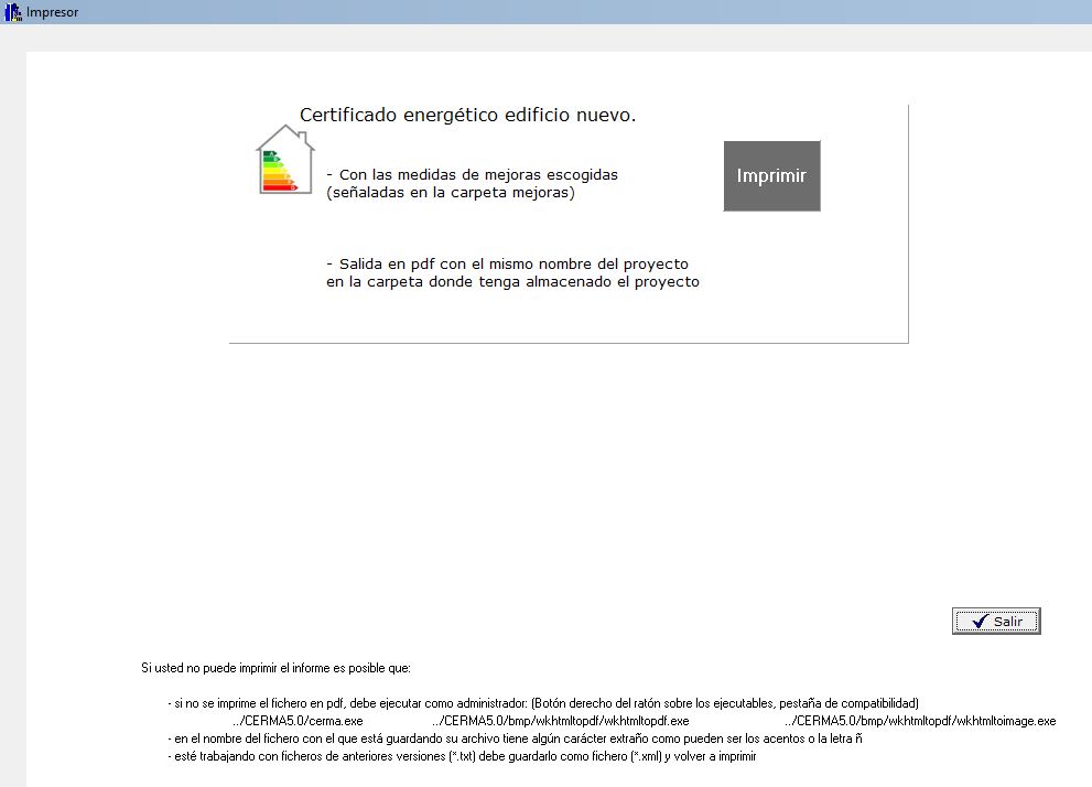 CERMA v5 imprimir certificado
