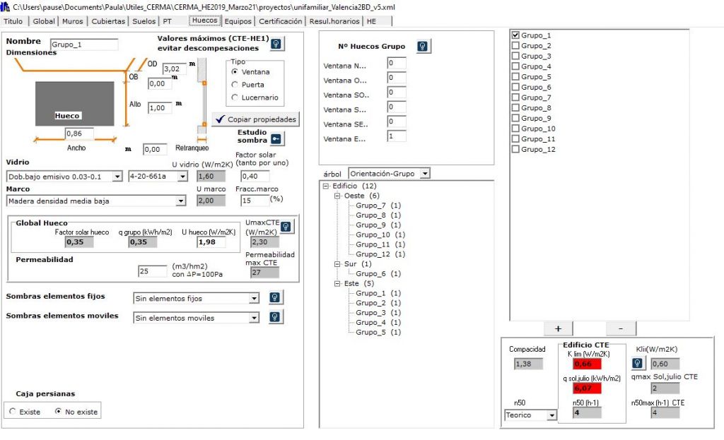 CERMA v5.0 huecos