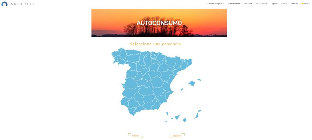 calculadora solar de autoconsumo fotovoltaico localizacion