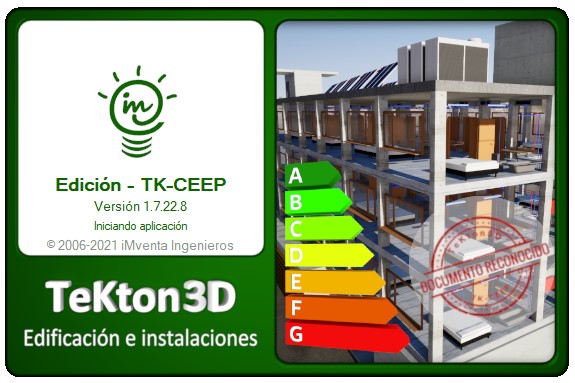 TeKton3D TK CEEP certificado energético