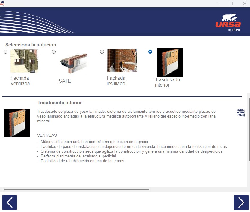 opciones mejora fachadas URSA